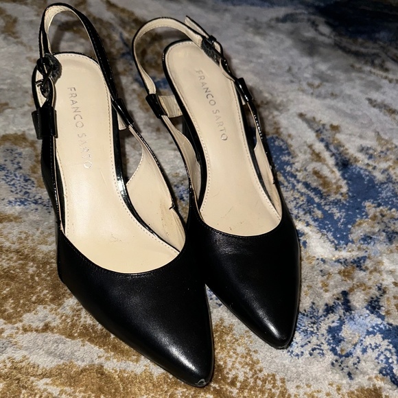 Franco Sarto Black Heels - Picture 1 of 8